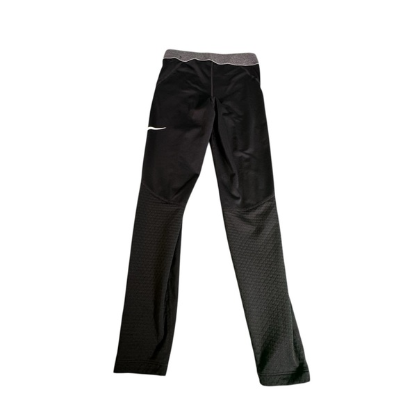Nike Pro Girls Youth Compression Pants Black Size Large Dri-Fit Training Tights - Picture 11 of 11